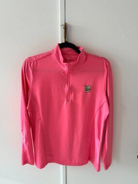 Peter Millar Hamilton Farms Golf Club Long Sleeve Quarter Zip Large